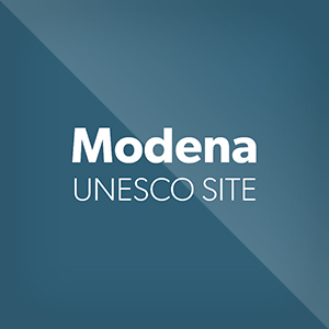 Icona dell'applicazione realizzata da ett per esplorare le meraviglie dell'arte di Modena, Patrimonio Mondiale UNESCO