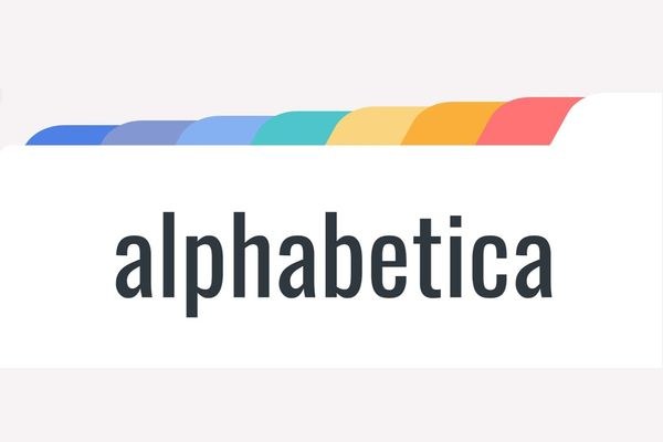 Il logo del portale Alphabetica, sviluppato da GruppoMeta