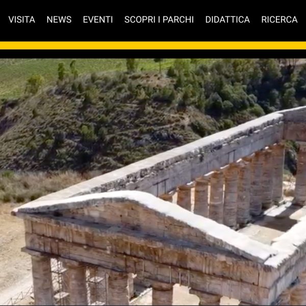 Immagine del portale web realizzato da ETT Sicilia Archeologica