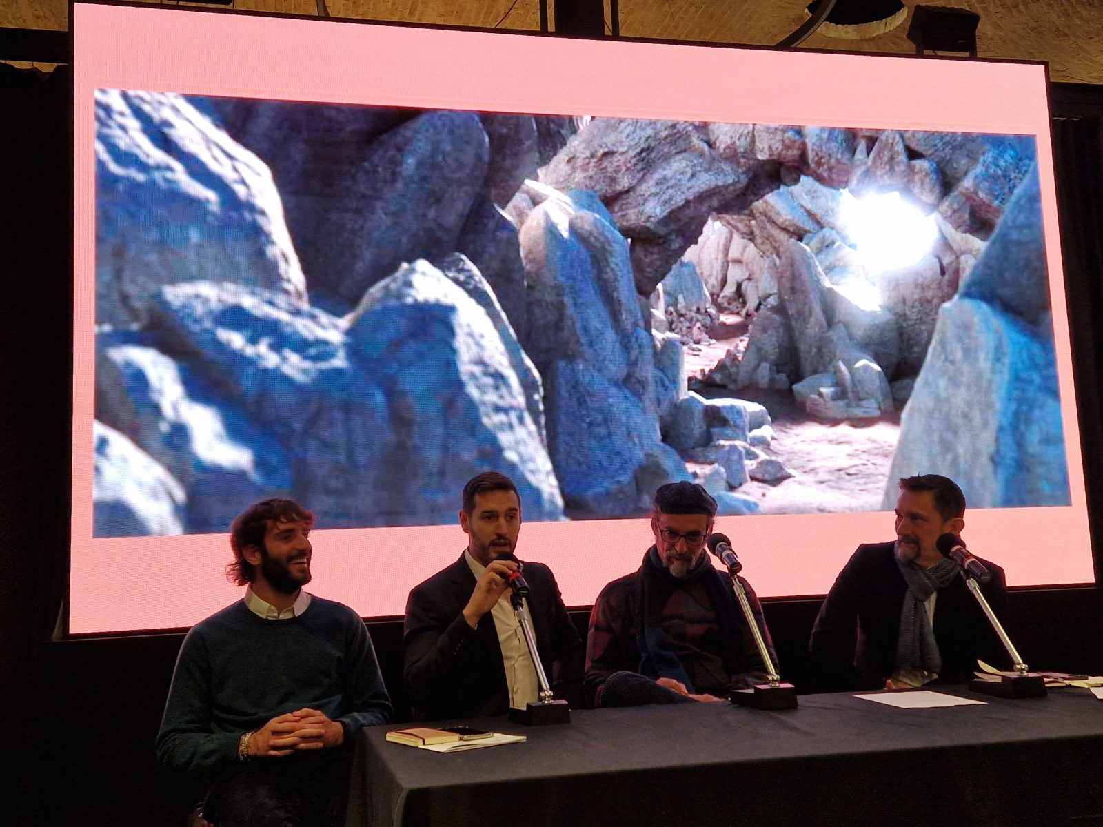Conferenza al Torino Film Festival con presentazione de la Divina Commedia VR presenti Giovanni Verreschi, Federico Basso, Alessandro Cavallaro