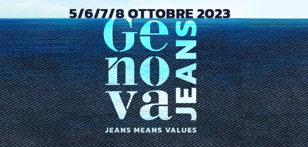 locandina di Genova jeans con il logo