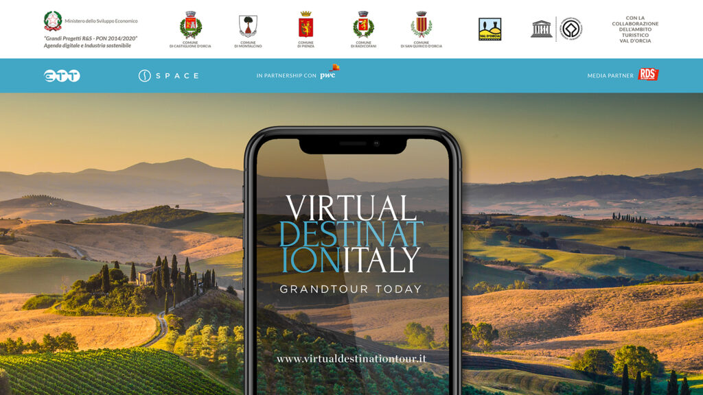 Virtual Destination Italy - Grandtour Today - app sviluppata da ETT