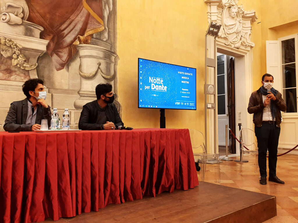 Evento di presentazione di Dante VR, progetto di ETT, presso laboratori Aperti Ravenna