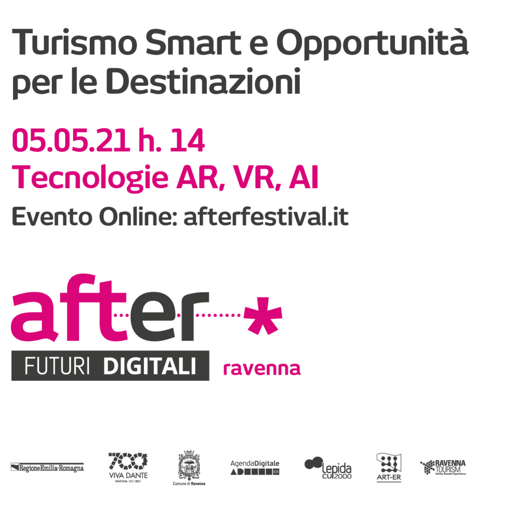 Locandina di After Futuri Digitali - 2021. Tecnologie AR, VR, AI