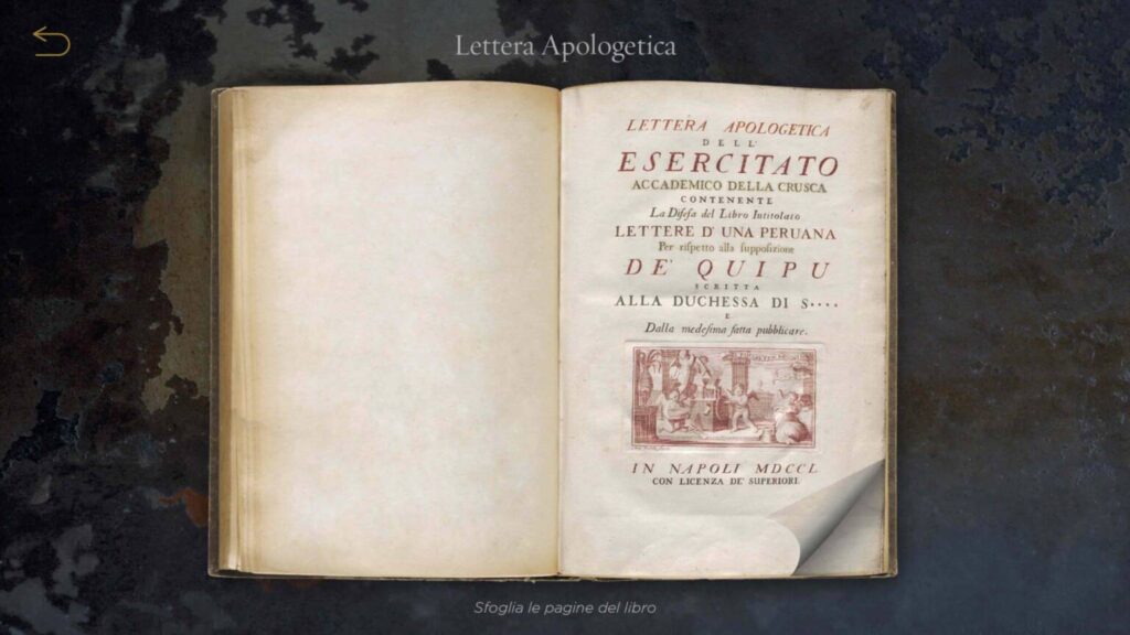 Volume contenente la Lettera Apologetica contenuto nella Cappella Sansevero