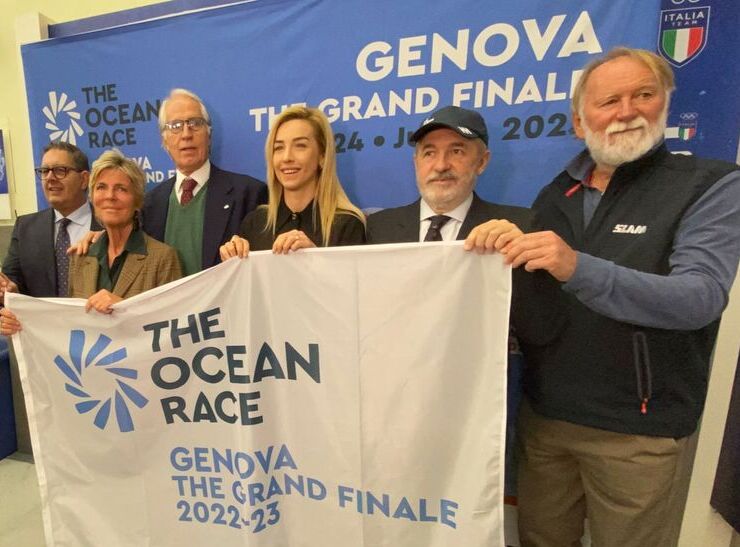 presentazione di Ocean Race the grand finale presso la sal d'onore del coni, manifestazione di cui et è sponsor