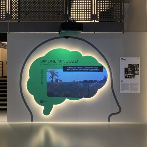 La nuova installazione realizzata da ETT con i contenuti di Rai cinema ospitata al MEI museo dell'emigrazione italiana a Genova