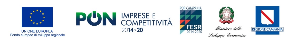 banner loghi per il progetto miseno da sinistra unione europea, PON, imprese e competitività 2014-20, FESR, ministero dello sviluppo economico, regione campania