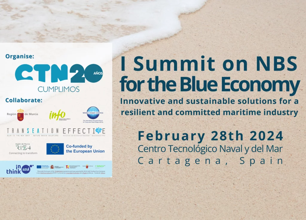 bunner ctn20 I summit on NBS for the blue economy, sulla sinistra i loghi dei collaboratori