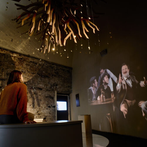 stanza all'interno del museo dell'emigrazione italiana