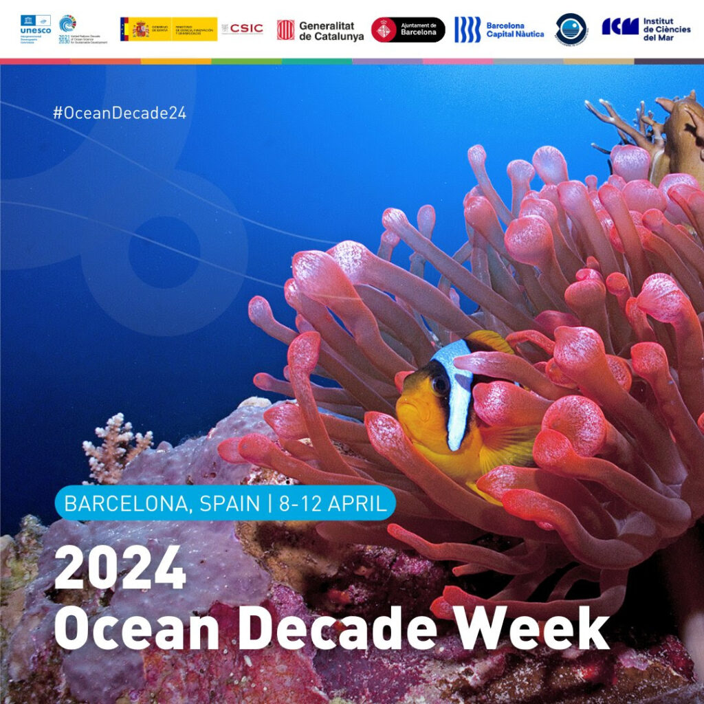 Locandina della Ocean Decade Conference 2024