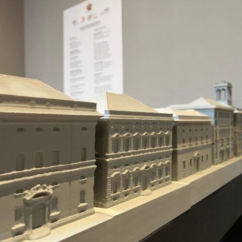 Modellino della via aurea presente a Palazzo Rosso realizzato da ETT