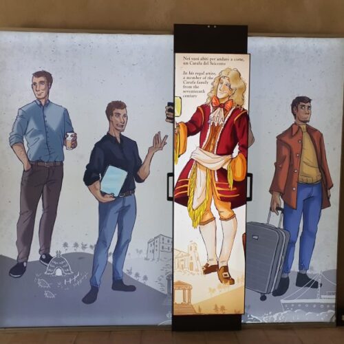 slider presso il MUSMIR museo multimediale di roccella jonica allestito da ETT