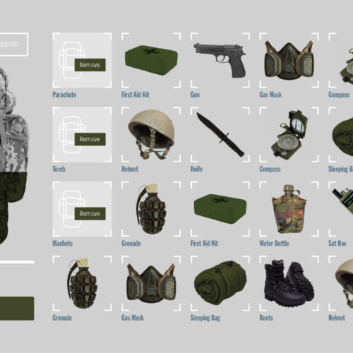 stazione multimediale realizzata per ett per special forces in the shadow