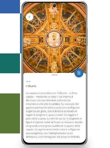 mockup applicazione deacupra per i percorsi turistici