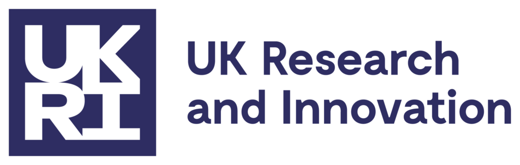 logo e scritta UK Research and Innovation