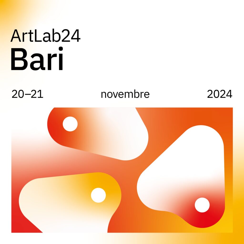 locandina artlab 2024 a bari, evento a cui ha partecipato ett