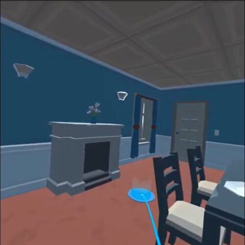 ambiente domestico ricreato in 3D che fa parte dell'esperienza VR realizzata da ETT nell'ambito del progetto Le energie della Sicilia