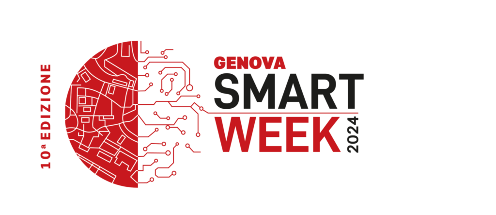 logo dell'evento genova smart week 2024, decima edizione