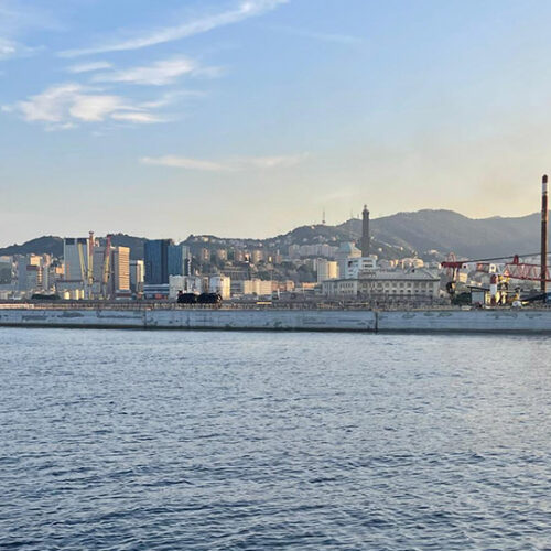 foto della diga foranea ad agosto 2024