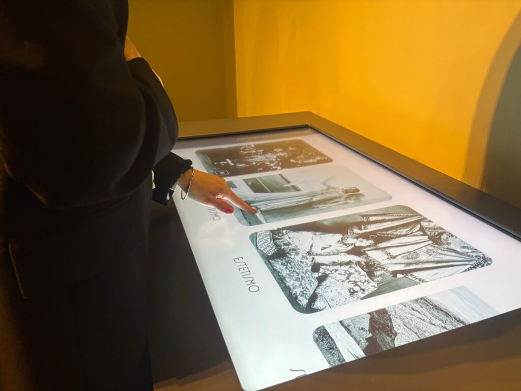 touch realizzato da ett per casa museo gabriele d'annunzio a pescara